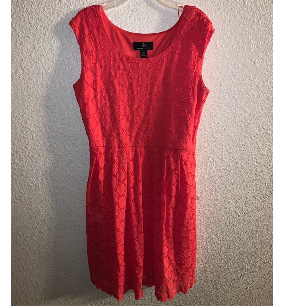 Hot pink mid thigh dress